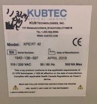 2019 Kubtec Mozart (XPERT 42) Mammography Specimen System